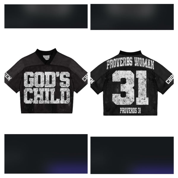 God’s Child and Proverbs 31 woman Jersey 🖤🖤